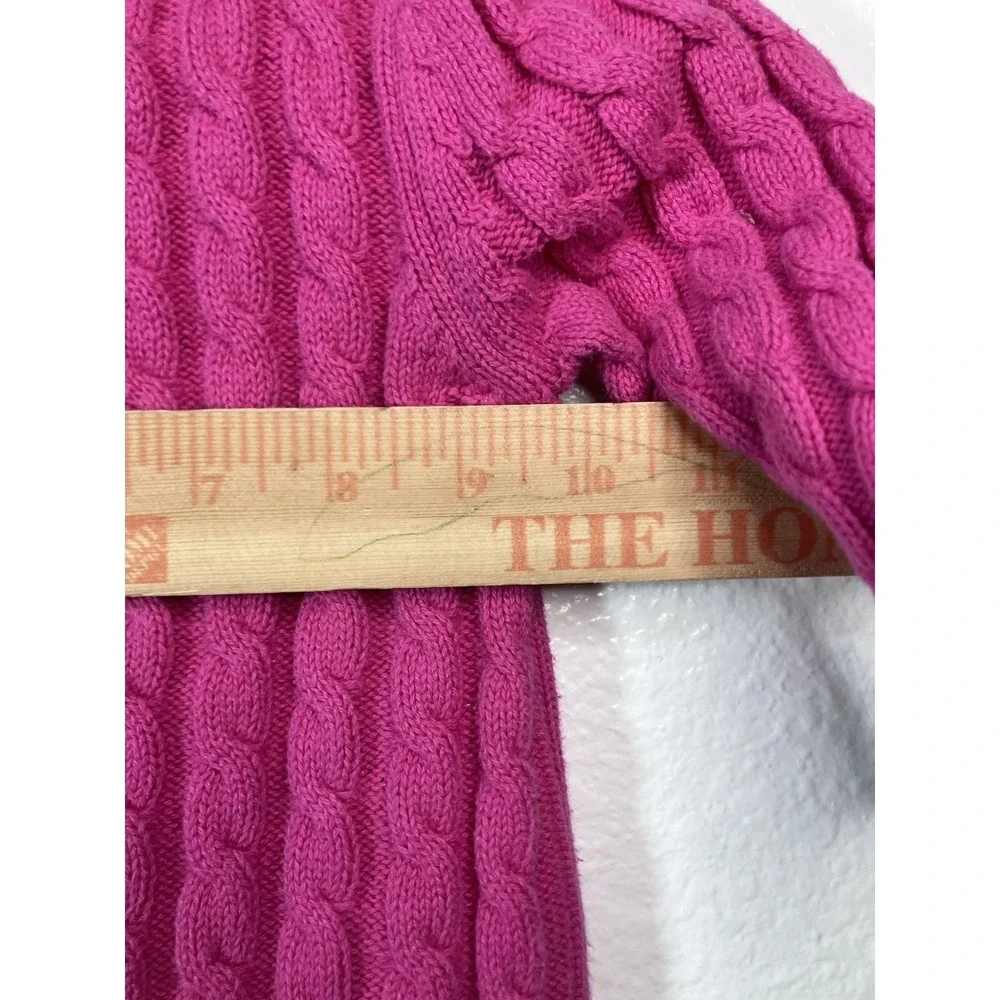 Vintage Gymboree 2008 Cable Knit Cardigan‎ Sweater 6-12 Months Y2K Ladybug